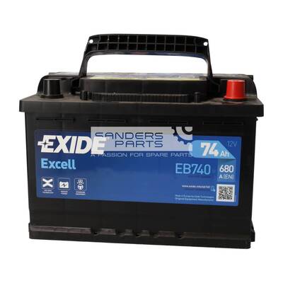 EXIDE EXCELL 74AH 12V 278x175x190 B13